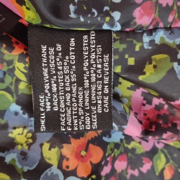 Vegan Leather Tailored Jacket Blue XS - Picture 7 of 8